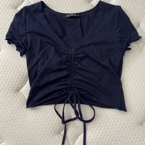 Navy blue top